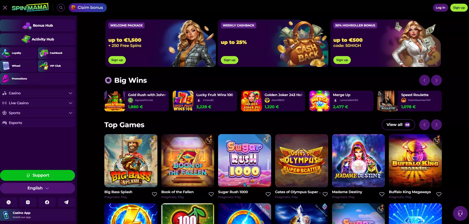 Rejestracja Spinmama