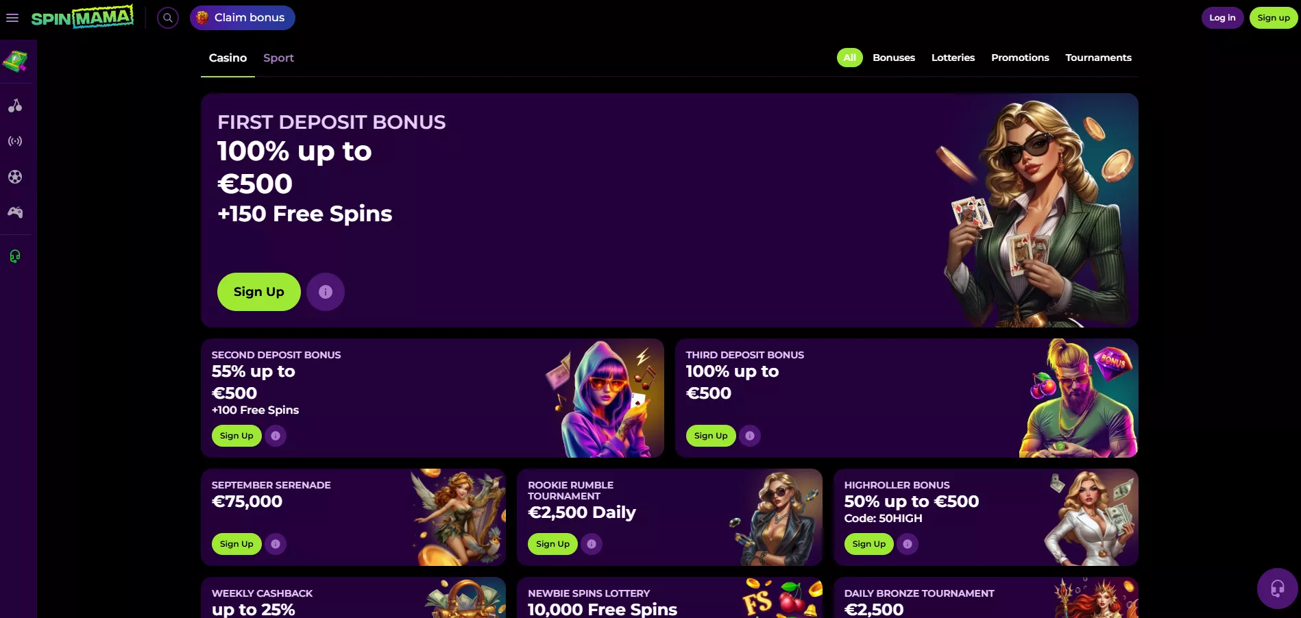 VEDD ÁT BÓNUSZT - Spinmama regisztráció - SpinMama | 7